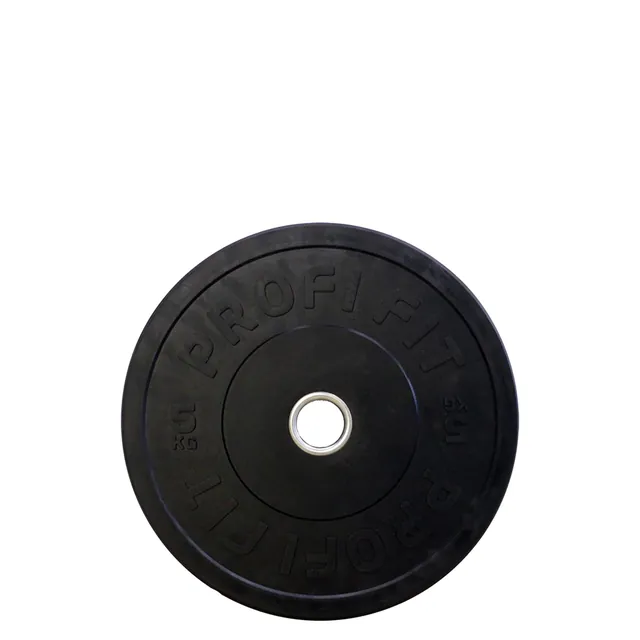 Диск для штанги каучуковый, черный D51 мм PROFI-FIT