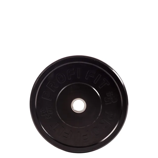 Диск для штанги каучуковый, черный D51 мм PROFI-FIT, фото 7