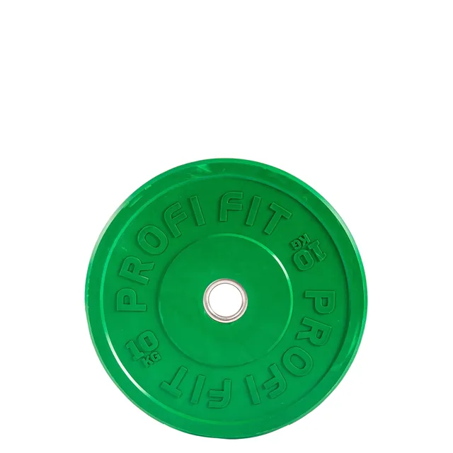 Диск для штанги каучуковый, цветной D51 мм PROFI-FIT