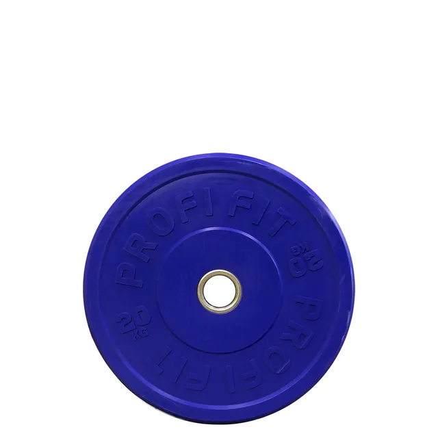 Диск для штанги каучуковый, цветной D51 мм PROFI-FIT, фото 3