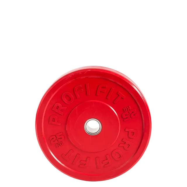 Диск для штанги каучуковый, цветной D51 мм PROFI-FIT, фото 4