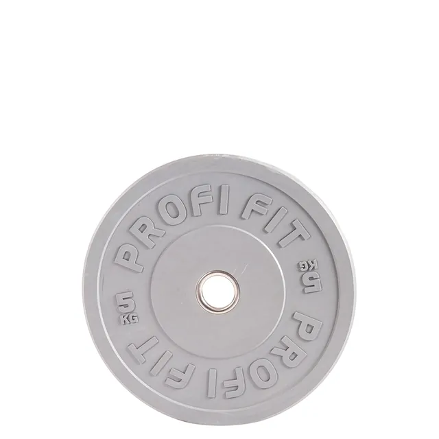 Диск для штанги каучуковый, цветной D51 мм PROFI-FIT, фото 5