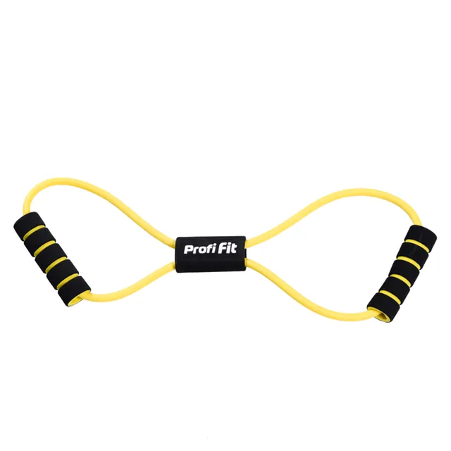 Эспандер трубчатый восьмерка (желтый, сопротивление 3,5 кг) PROFI-FIT