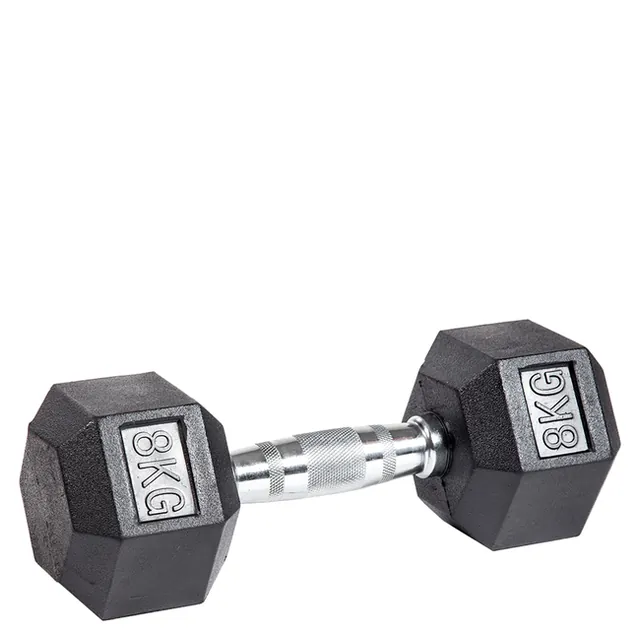 Гантель гексагональная обрезиненная PROFI-FIT