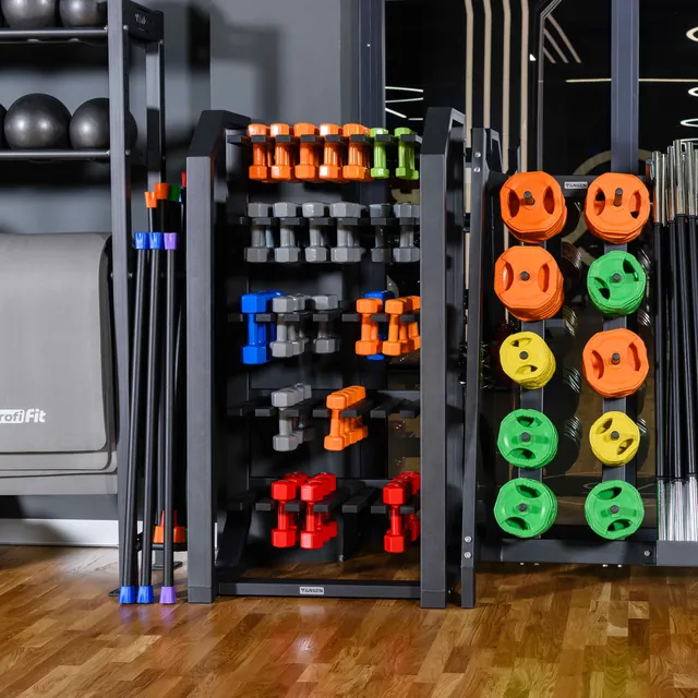 Гантель в виниловой оболочке, шестигранник PROFI-FIT, фото 3