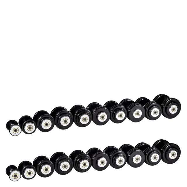 Гантельный ряд базовый (шаг 2,5 кг, 10 пар) PROFI-FIT 2,5-25 кг