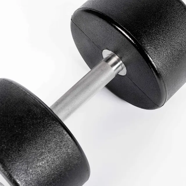 Гантельный ряд полиуретановый (шаг 2,5 кг, 5 пар) PROFI-FIT 40-50 кг, фото 2