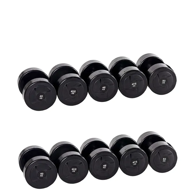 Гантельный ряд силовой (шаг 2,5 кг, 5 пар) PROFI-FIT 40-50 кг