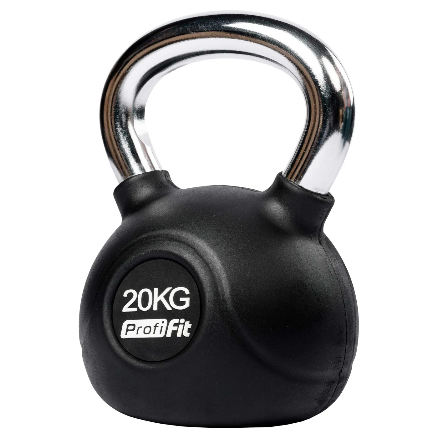 Гиря обрезиненная с хромированной ручкой PROFI-FIT