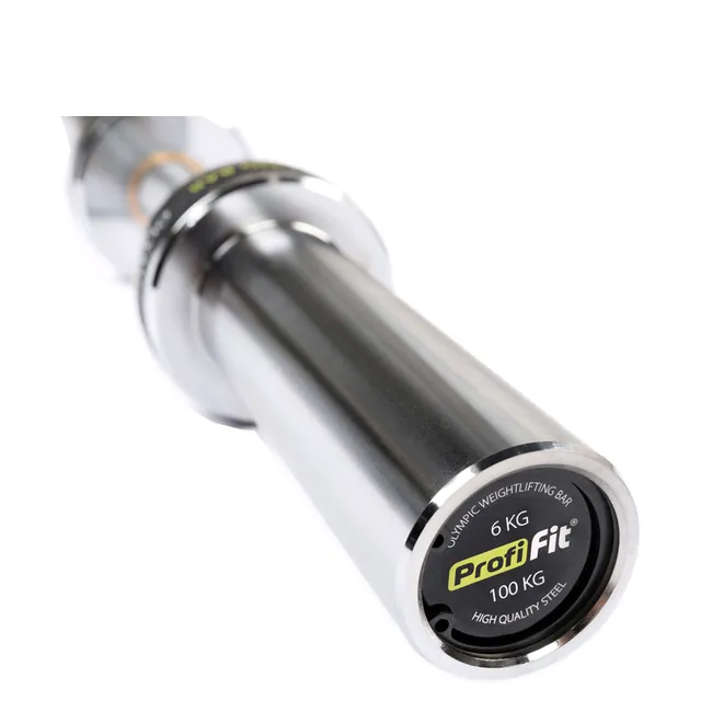 Гриф гантельный олимпийский 510 мм (замки со стопором) D50 мм PROFI-FIT, фото 2