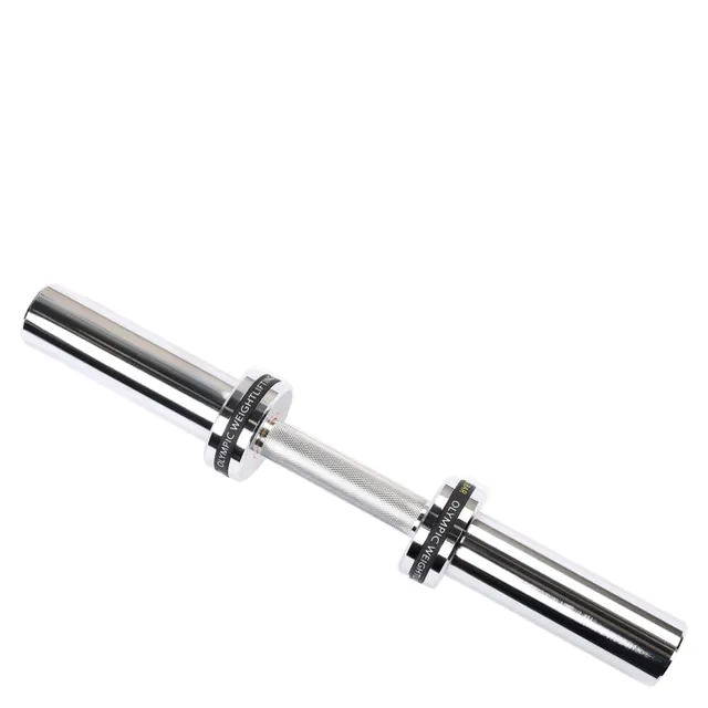 Гриф гантельный олимпийский 510 мм (замки со стопором) D50 мм PROFI-FIT, фото 3