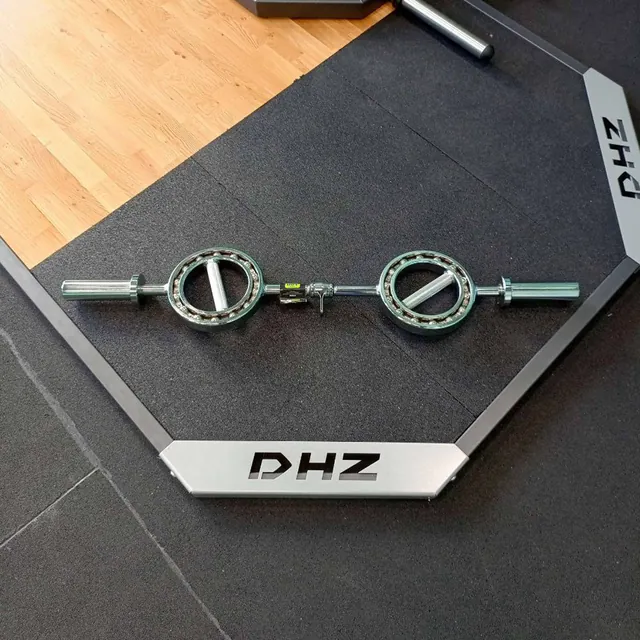 Гриф с вращающимися ручками (замки-пружины) D50 мм PROFI-FIT, фото 4