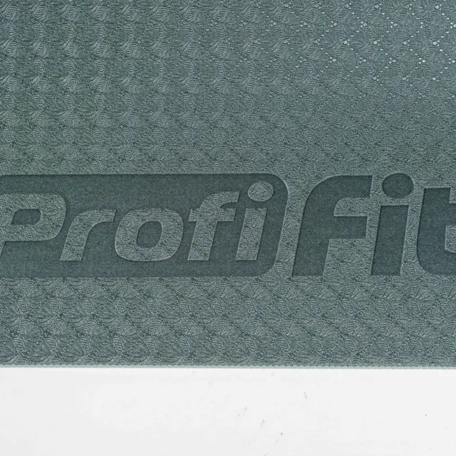 Коврик для йоги и фитнеса БАЗА (зелёный-оливковый) 5 мм PROFI-FIT, фото 7