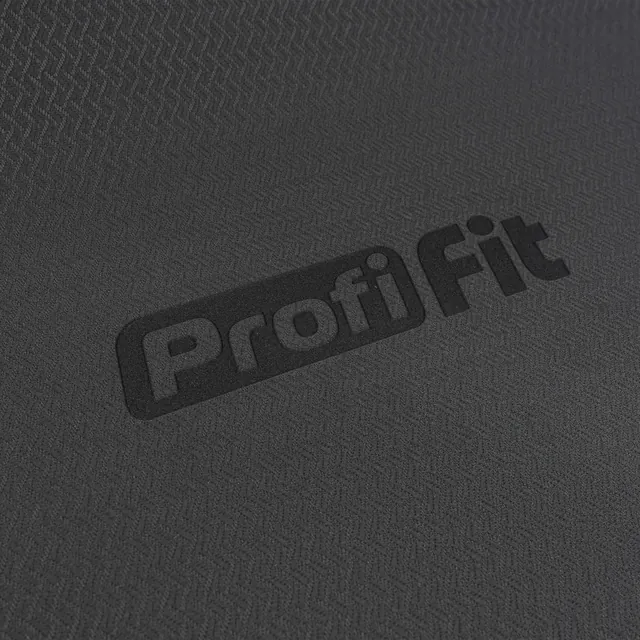 Коврик для йоги и фитнеса ПРОФ (угольно-черный) 5 мм PROFI-FIT, фото 5