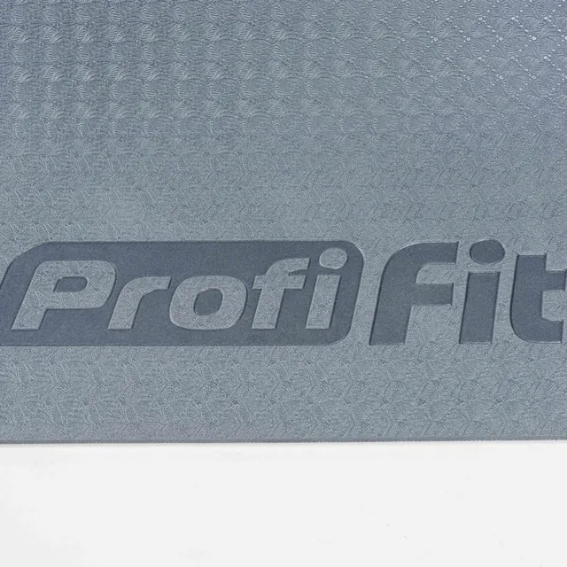 Коврик для йоги и фитнеса СТАНДАРТ (графит) 5 мм PROFI-FIT, фото 5