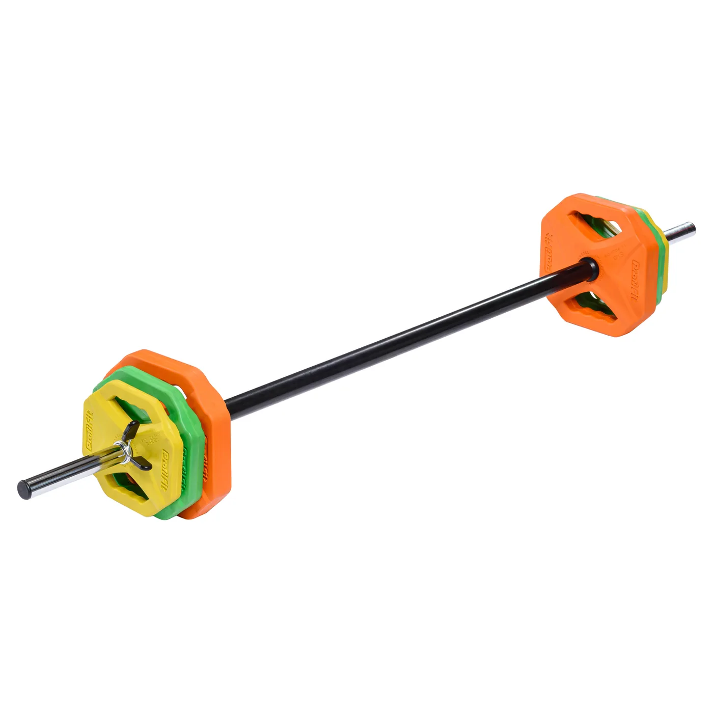 Штанга для аэробики и комплект дисков Прогресс (1,25-2,5-5 кг) PROFI-FIT
