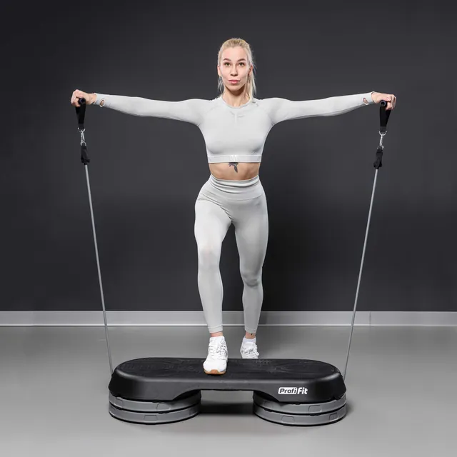 Степ-платформа с эспандерами PROFI-FIT, фото 6